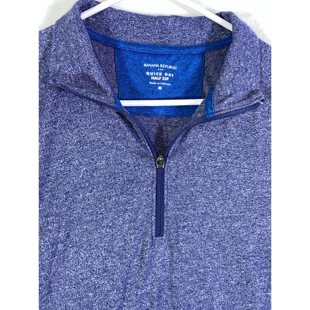 Banana Republic Quick Dry Half Zip Pullover Mens Size Medium